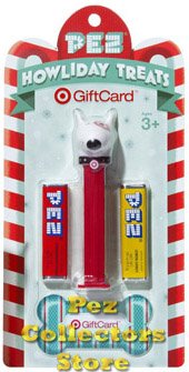 (image for) Target Bullseye Spot the Dog Pez mint on card