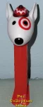 (image for) 2025 Target Bullseye Dog Winter Holiday Stocking Cap Promotional Pez MOC