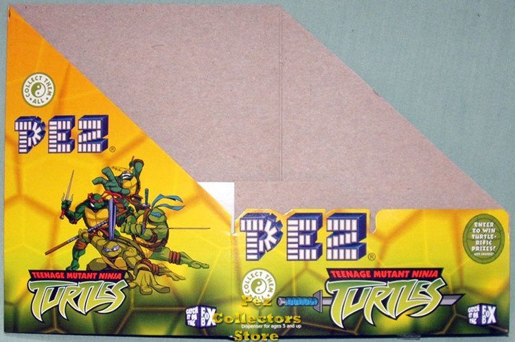 (image for) Teenage Mutant Ninja Turtles Pez Counter Display Box - Click Image to Close