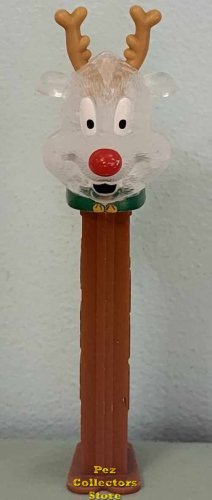 (image for) 2013 Textured Crystal Christmas Red Nosed Reindeer Pez Loose