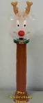 (image for) 2013 Textured Crystal Christmas Red Nosed Reindeer Pez Loose