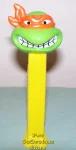 (image for) TMNT Angry Michaelangelo Orange mask on Yellow Stem Pez