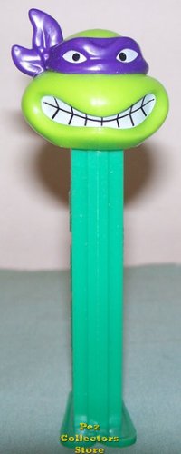 (image for) TMNT Angry Donatello Purple mask on Green Stem Pez