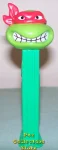 TMNT Angry Raphael Red mask on Green Stem Pez