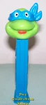 TMNT Happy Leonardo Blue mask on Blue Stem Pez (image for) TMNT Happy Leonardo Blue mask on Blue Stem Pez