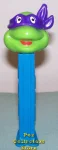 (image for) TMNT Happy Donatello Purple mask on Blue Stem Pez