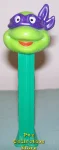 (image for) TMNT Happy Donatello Purple mask on Green Stem Pez