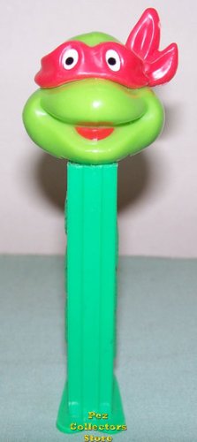(image for) TMNT Happy Raphael Red mask on Green Stem Pez