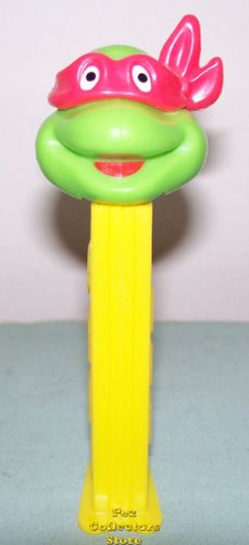 (image for) TMNT Happy Raphael Red mask on Yellow Stem Pez