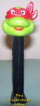 TMNT Happy Raphael Red mask on Black Stem Pez