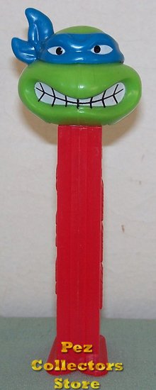 (image for) TMNT Angry Leonardo Blue mask on Red Stem Pez