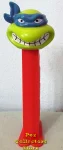 (image for) TMNT Angry Leonardo Teal Mask on Red Stem Pez