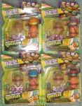 (image for) Teenage Mutant Ninja Turtles Connectibles Pez Set of 4 MOC