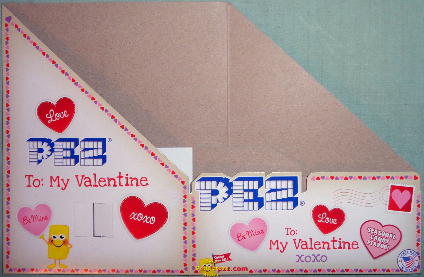 (image for) 2021 To My Valentine Pez Valentine's Day Counter Display Box - Click Image to Close