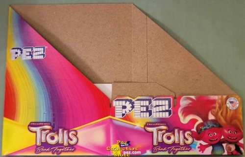 (image for) Trolls 3 Band Together Pez Counter Display Box 2023