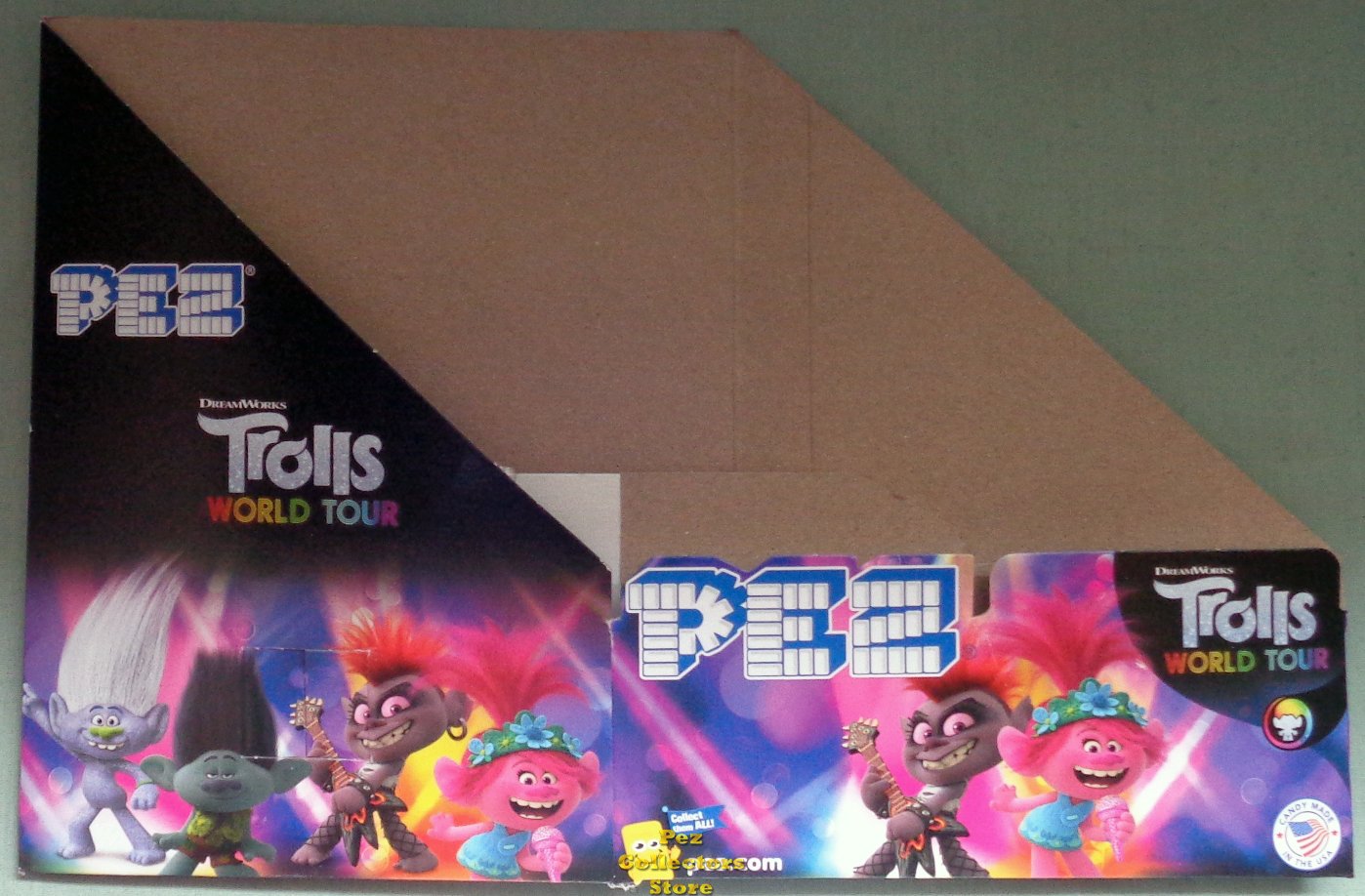(image for) 2020 World Tour Trolls Pez Counter Display 12 count Box - Click Image to Close