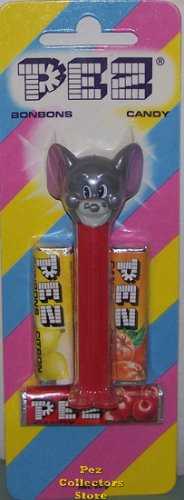 (image for) Tuffy A Pez Multipiece Face Red Stem Mint on Striped Halo Card