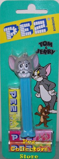 (image for) Tuffy Pez with Elvis Styled Hair on Blue MOC