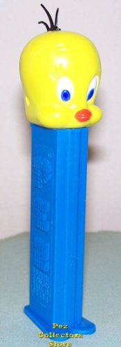 (image for) Tweety with Hinge Hole Pez from Warner Bros Looney Tunes