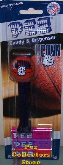 (image for) UCONN Huskies Basketball Pez 2010 MOC