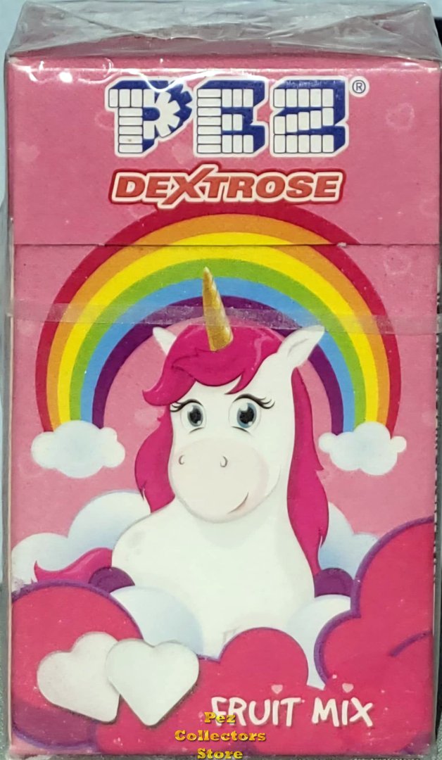 (image for) Unicorn and Rainbow Pez Dextrose Fruit Mix 30g Box