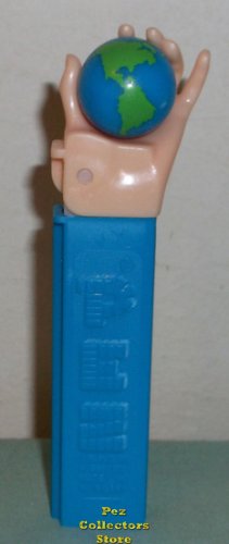 (image for) Earth in Hand Unprinted FX Pez Loose
