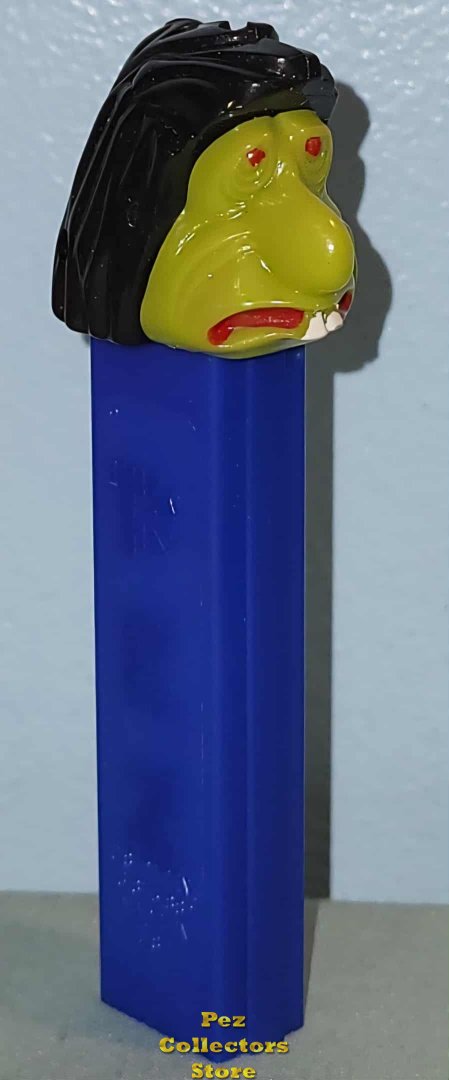 Mr Ugly Yellow Lime Green Face Pez on Blue 3.8 NF USA Stem