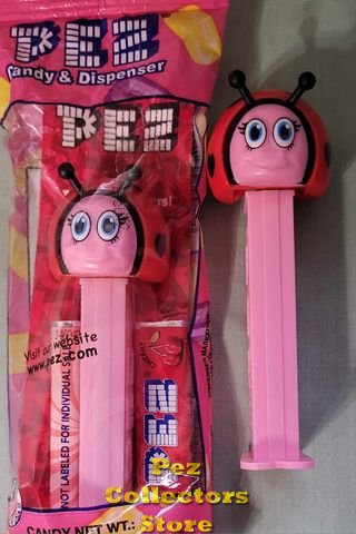 (image for) Valentine's Day Lady Bug Pez MIB - Click Image to Close