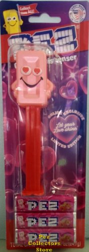 (image for) Exclusive Ltd Ed. Valentine Pez Candy Brick Mascot Pez MOC