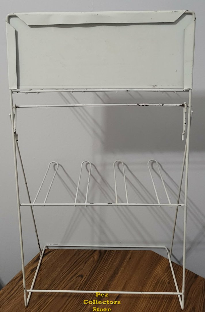 Modal Additional Images for Vintage Carded Pez Counter or Hanging Display Rack