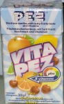 (image for) Vita Pez European Dextrose Tutty Frutty Candies Plus 5 vitamins Pez 30g Box