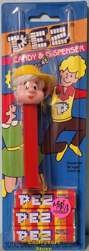 (image for) White Hair Boy Shell Pez Pal Mint on Generic Misfit Card