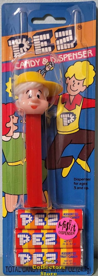 (image for) White Hair Boy Shell Pez Pal Mint on Generic Misfit Card