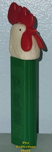 (image for) Rooster White Head Red Comb 2.6 No Feet Vintage Pez