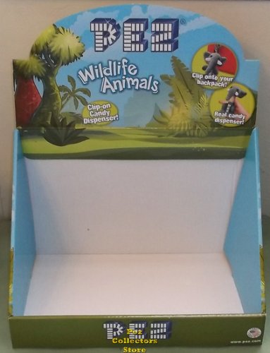 (image for) Wildlife Plush Pez Counter Display 12 count Box