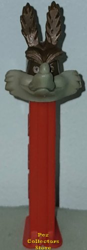 (image for) Wile E. Coyote Pez Greenish Grey Snout 3.9 TF Hungary Red Stem