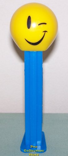 (image for) Wink Funky Face Pez on Blue Stem Loose