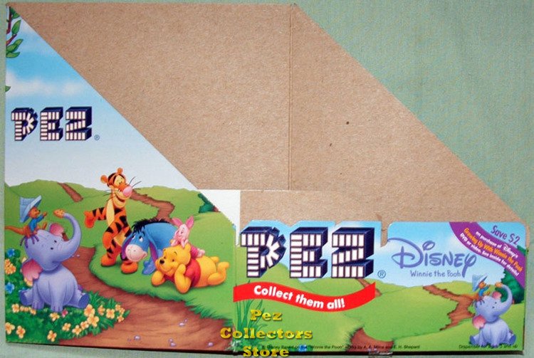 (image for) Winnie the Pooh Pez Save $2 Counter Display 12 count Box