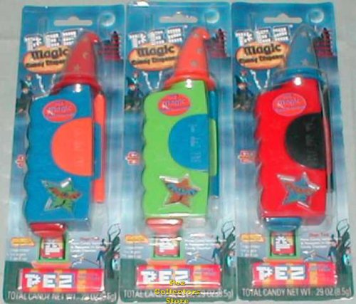 (image for) Wizard Harry Potter Magic PEZ Green, Red and Blue MOC!