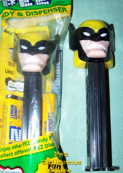 (image for) Wolverine Pez from X-Men on Black Stem MIB