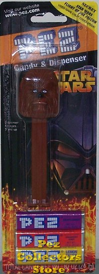 (image for) Wookie or Chewy Ltd Ed Pez Mint on Card