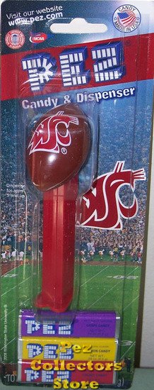 (image for) Washington State Cougars NCAA Football Pez MOC - Click Image to Close