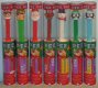 (image for) 2016 Christmas Pez Set of 7 Mint in Tube with Teddy Bear Graphic