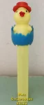 (image for) Light Yellow Chick in Blue Soft Shell Egg Pez on Lt. Yellow NF Austria