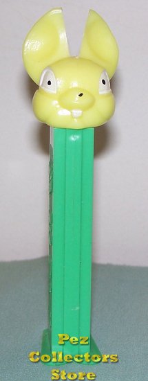 (image for) Fat Earred Bunny FEB Pez Yellow head 3.9 thin feet Jugo - Click Image to Close