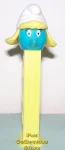 (image for) Smurfs Series I Smurfette Pez w Eyelashes Yellow Stem No Country