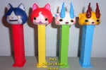 Yo Kai Watch Pez Set of 4 Loose (image for) Yo Kai Watch Pez Set of 4 Loose