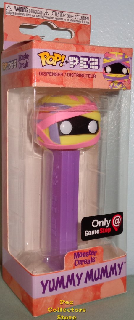(image for) Monster Cereals Yummy Mummy GameStop Exclusive POP!+PEZ - Click Image to Close