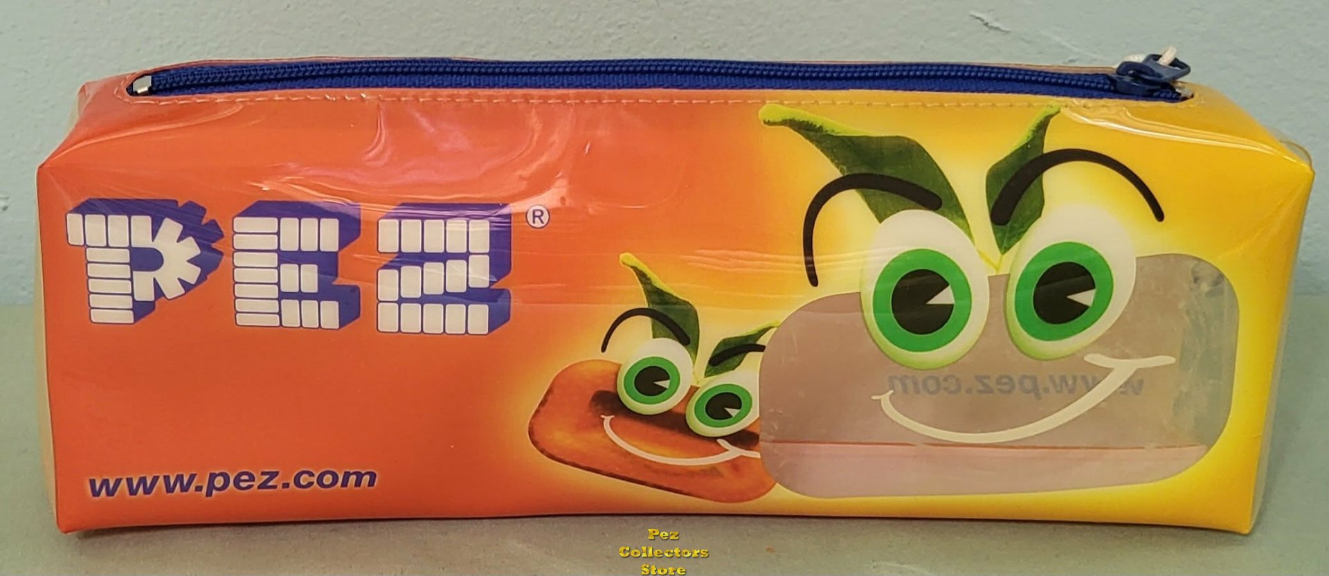 (image for) Pez Fun Fruit Soft Flexible Plastic Zippered Pencil Case or Make-Up Bag