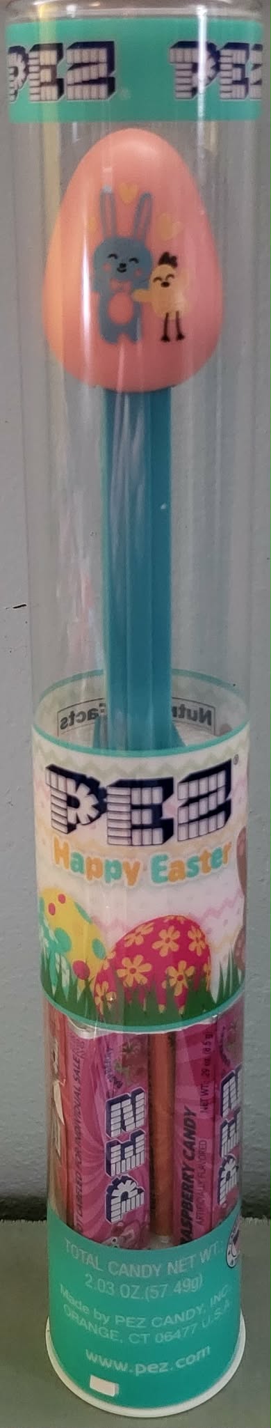 2026 Easter Egg Pez with Bunny and Chick Friends Mint in Tube